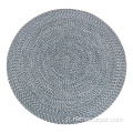 tapis de tapis rond en plein air blanc